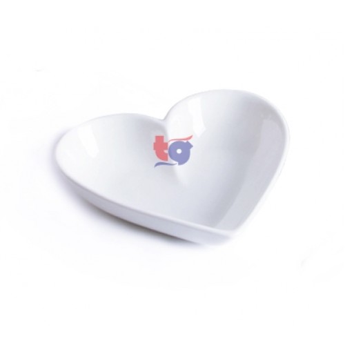 160-004F  3"LOVE SHAPE SAUCER