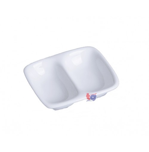 160-002 3" DIVIDED SAUCE DISH