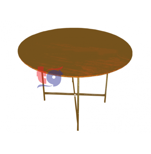 ROUND WOODEN CATERING TABLE 